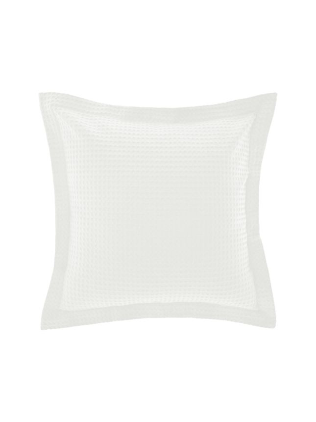 Ruff White European Pillowcase